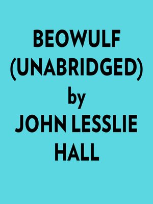 cover image of Beowulf (Unabridged)